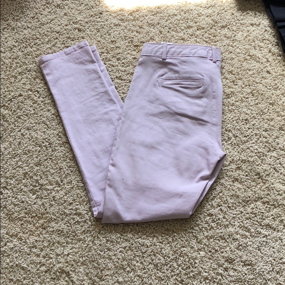 Purple jeans